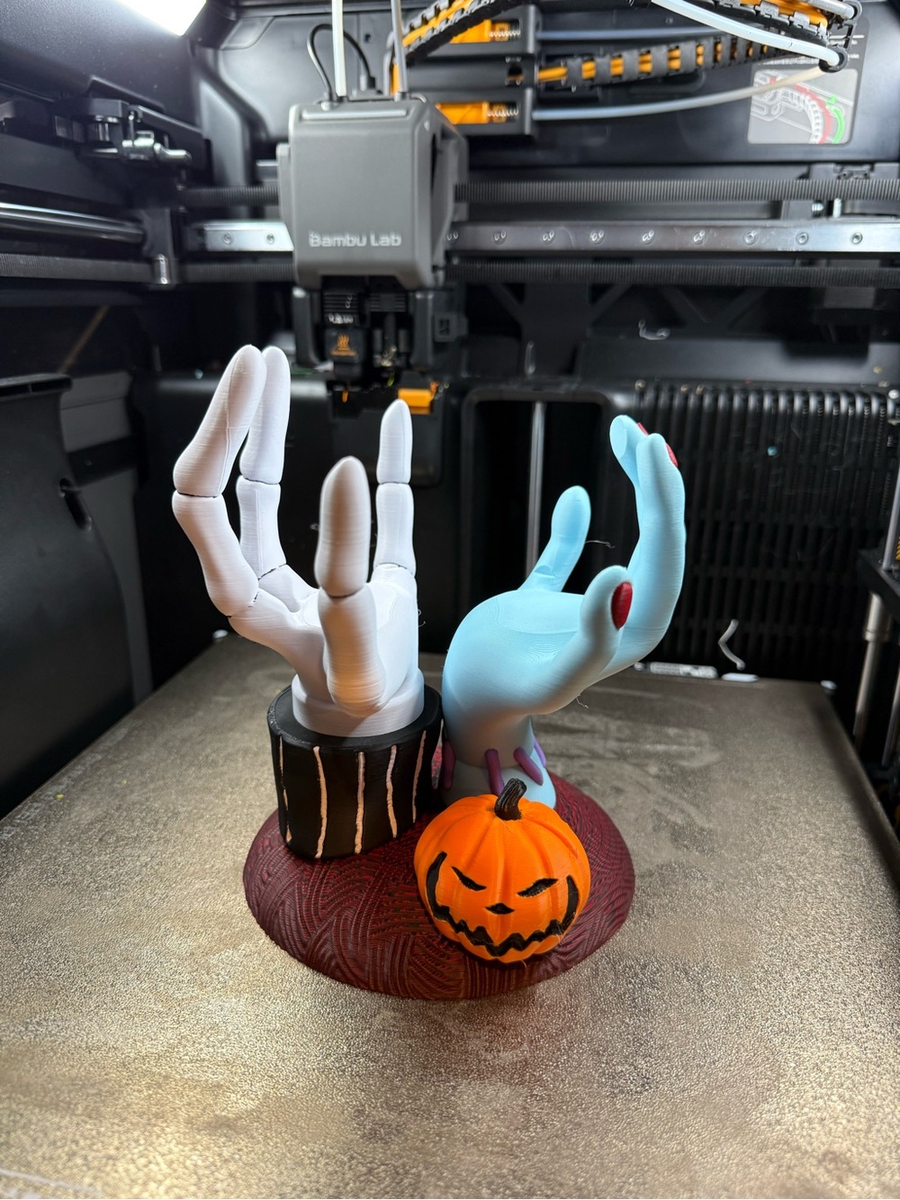 🎃🖤 Jack & Sally Halloween Candle Hold